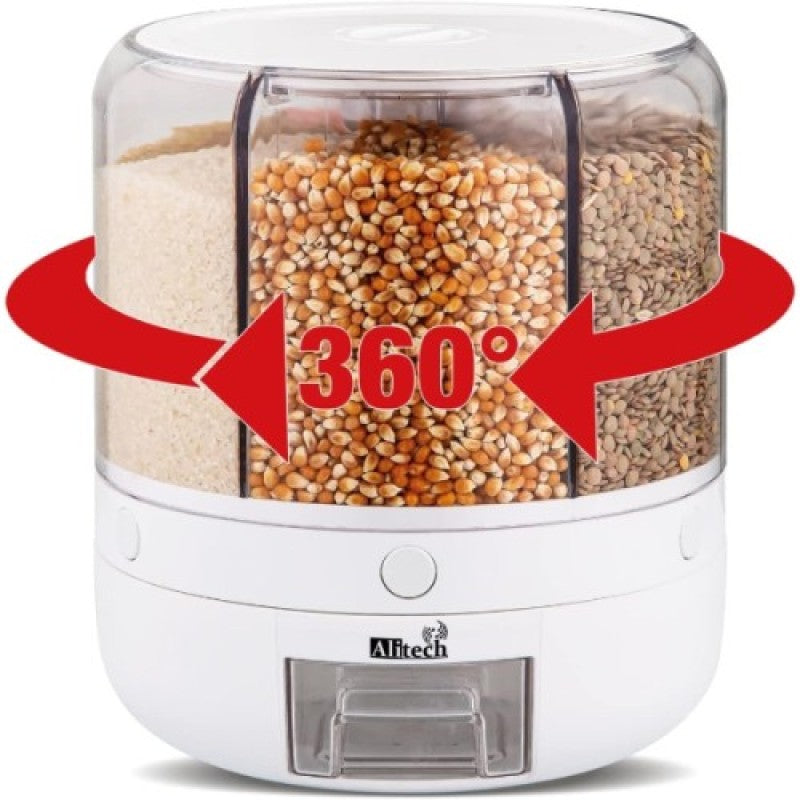 360° Dönebilir 6 Litre Gıda Organizeri