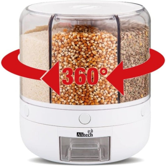 360° Dönebilir 6 Litre Gıda Organizeri